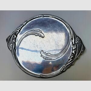 Alvarez Pewter Fish Platter – Large 19” Cast Serving Tray – Made in Mexico